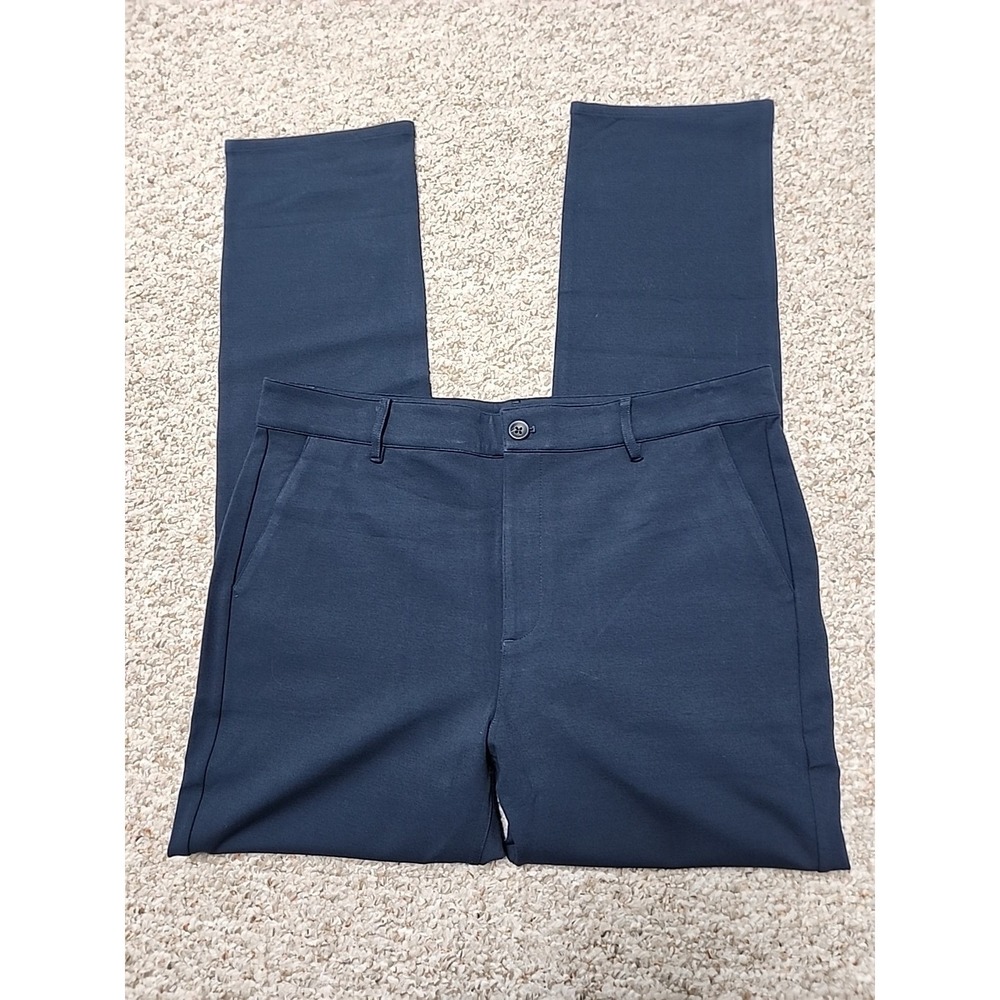 True Classic 38 Men's Slim Comfort Knit Chino Pant Navy‎ 36x34 NWT